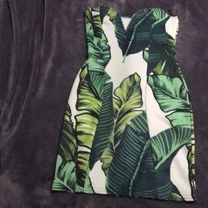 New tube top dress